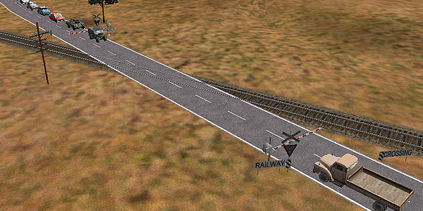 Place crossing gates